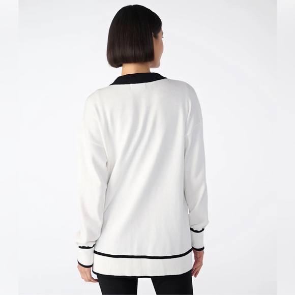 Karl Lagerfeld Paris Women’s LOGO PATCH CARDIGAN - Picture 3 of 7